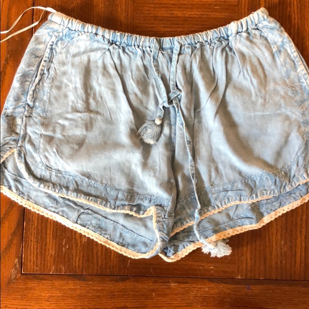Blue shorts